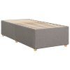vidaXL Rám postele bez matraca Taupe 90x190 cm Látka