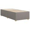 vidaXL Rám postele bez matraca Taupe 90x190 cm Látka