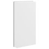 vidaXL Výklenok do sprchy matná biela 32x62x9 cm nerezová oceľ