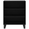 vidaXL Komoda čierna 57x35x70 cm kompozitné drevo