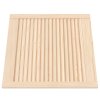 vidaXL Lamelové dvierka na skrinku 4 ks 61,5x59,4 cm, borovicový masív