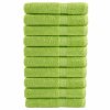 vidaXL Prémiové uteráky SOLUND 10ks jablkové 100x200cm 600 g/m2