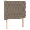 vidaXL Rám postele bez matraca Taupe 90x190 cm Látka