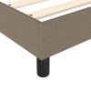 vidaXL Posteľný rám s boxspringom sivohnedá 200x200 cm látka