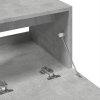 vidaXL Skrinka pod umývadlo betónovo sivá 78x37x59 cm kompozitné drevo
