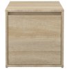 vidaXL Box so zásuvkou, dub sonoma 40,5x40x40 cm, kompozitné drevo