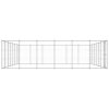vidaXL Vonkajšia voliéra pre psy pozinkovaná oceľ 50,82 m²