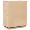 vidaXL Komoda 60x34x75 cm borovicový masív