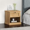 vidaXL Nočný stolík VIGO 42x35x42 cm masívna borovica