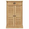 vidaXL Skrinka na topánky VIGO 60x35x96 cm masívna borovica