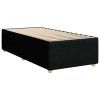vidaXL Posteľný rám boxspring s matracom čierny 90x190 cm látka