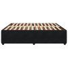 vidaXL Posteľ bez matraca čierny 200x200 cm zamat