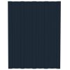 vidaXL Strešné panely 12 ks pozinkovaná oceľ antracitové 60x45 cm