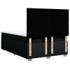 vidaXL Posteľný rám boxspring s matracom čierny 140x200 cm látka