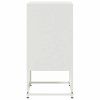 vidaXL Nočné stolíky 2 ks biele 36x39x78 cm oceľ