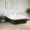 vidaXL Posteľný rám boxspring s matracom čierny 140x200 cm látka