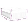 vidaXL Posteľný rám boxspring s matracom tmavosivý 160x200 cm zamat