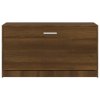 vidaXL Lavica na topánky hnedý dub 80x24x45 cm spracované drevo