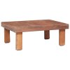 vidaXL Konferenčný stolík 60x45x23 cm, mahagónový masív