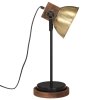 vidaXL Stolová lampa 25 W starožitná mosadzná 17x17x50 cm E27