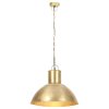 vidaXL Závesná lampa 25 W, mosadzná, okrúhla 48 cm E27