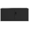 vidaXL Kartotéka čierna 90x40x240 cm oceľová