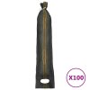 vidaXL Vrecia na piesok 100 ks tmavo zelené 103x25 cm HDPE