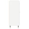 vidaXL Komoda biela 69,5x34x90 cm kompozitné drevo