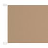 vidaXL Vertikálna markíza sivohnedá 180x1000 cm oxfordská látka