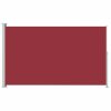 vidaXL Zaťahovacia bočná markíza na terasu 180x300 cm, červená