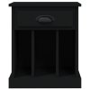 vidaXL Nočné stolíky 2 ks čierne 43x36x50 cm