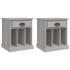 vidaXL Nočné stolíky 2 ks sivý dub sonoma 43x36x50 cm
