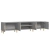 vidaXL TV skrinka sivý dub sonoma 180x31,5x40 cm kompozitné drevo