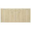 vidaXL Komoda dub sonoma 160x36x75 cm drevotrieska