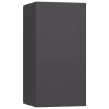 vidaXL TV skrinky 4 ks sivé 30,5x30x60 cm drevotrieska