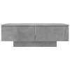 vidaXL Konferenčný stolík betónovo-sivý 90x60x31 cm drevotrieska