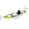 vidaXL Nafukovací Stand up paddleboard zelený 330x76x10 cm