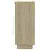 vidaXL Komoda dub sonoma 97x31x75 cm drevotrieska