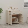 vidaXL Komoda HAMAR, medovo hnedá 79x40x80 cm, borovicový masív