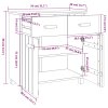 vidaXL Komoda HAMAR, medovo hnedá 79x40x80 cm, borovicový masív