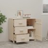 vidaXL Komoda HAMAR, medovo hnedá 90x40x80 cm, borovicový masív