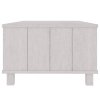vidaXL Konferenčný stolík HAMAR, biely 100x55x35 cm, borovica
