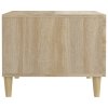 vidaXL Konferenčné stolíky 2 ks dub sonoma 50x50x40cm kompozitné drevo