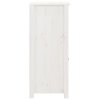 vidaXL Komody 2 ks biele 40x35x80 cm borovicový masív