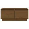 vidaXL Konferenčný stolík medovo-hnedý 80x50x35 cm borovicový masív