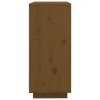 vidaXL Komoda medovohnedá 60x35x80 cm borovicový masív