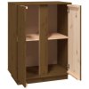 vidaXL Komoda medovohnedá 60x35x80 cm borovicový masív