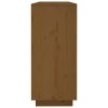 vidaXL Komoda medovohnedá 120x35x80 cm borovicový masív