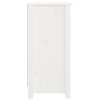 vidaXL Komoda biela 100x35x74 cm borovicový masív