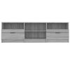 vidaXL TV skrinka sivý dub sonoma 150x33,5x45 cm spracované drevo